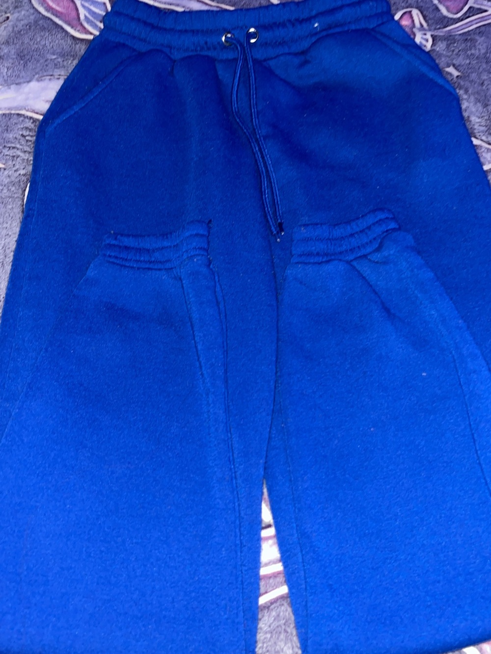 Women's Royal Blue Drawstring Jogger Pants